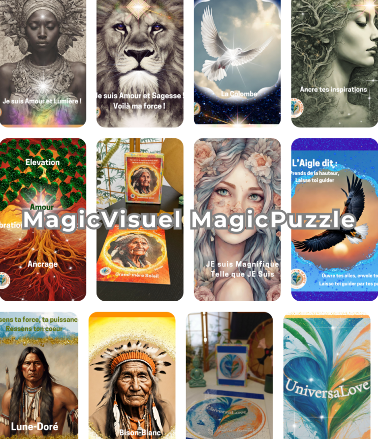 Créations personnalisées MagicVisuel personnalisées, apportant connexion avec son soi supérieur